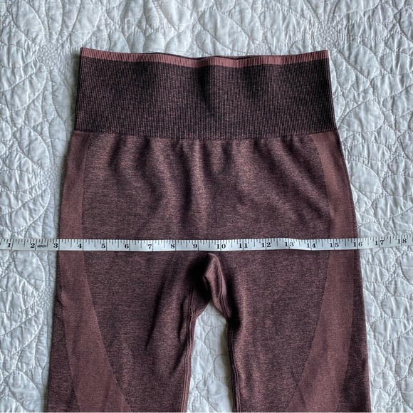 Victoria's Secret PINK Burgundy Seamless Leggings - Picture 4 of 8